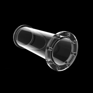 Semiconductor Industry 9 Quartz Flange Tubes & Fused Silica Flanged Pipes