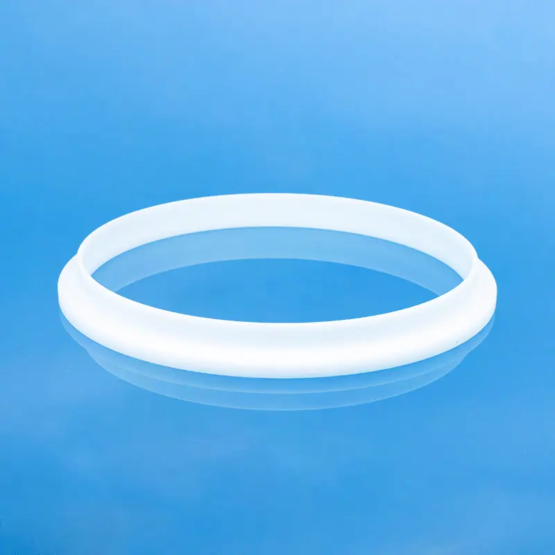 Quartz Flanges & Fused Silica Vacuum Components 7 4.石英乳白法兰