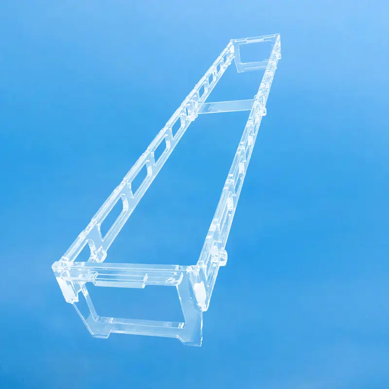 Perforated Quartz Wafer Baskets & Custom Fused Silica Process Carriers 10 Quartz boat carrier