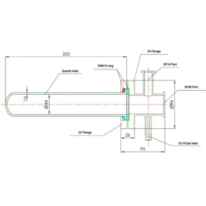 Custom Quartz Flanged Tubes, Fused Silica Vacuum Chambers & Process Assemblies 10 5